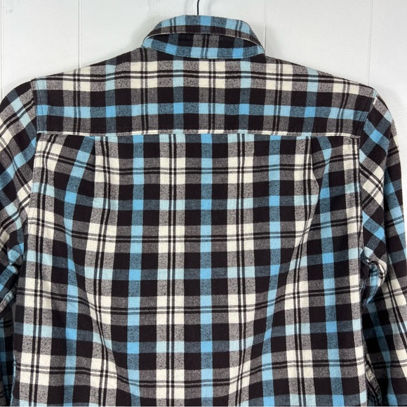 LL BEAN Traditional Fit Flannel Plaid Long Sleeve Shirt Size Small - Picture 5 of 8